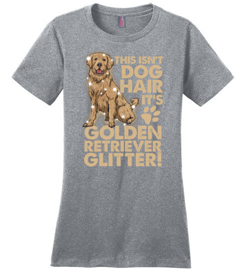 Golden Retriever Glitter Canvas
