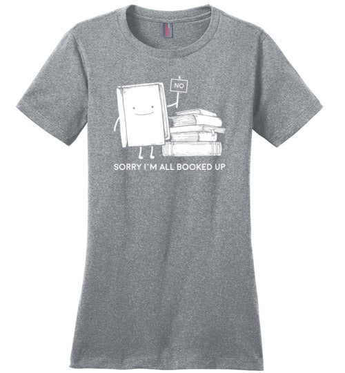 Sorry Booked Up Reading Canvas