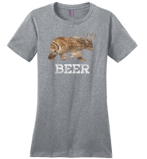 Bear Deer Beer Canvas