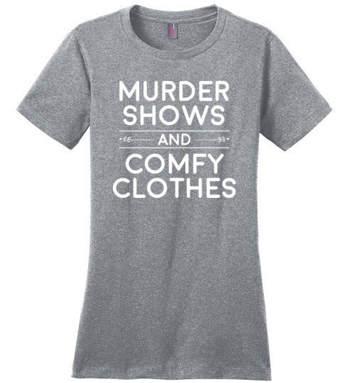 Murder Shows and Comfy Clothes Canvas