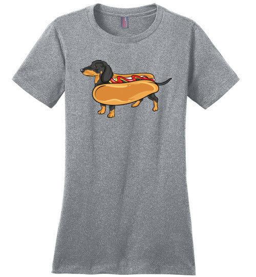 Wiener Dog Hot Dog Canvas