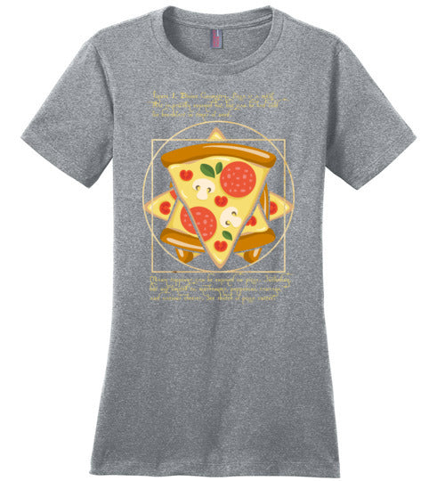 Vitruvian Pizza Canvas