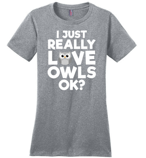 Just Really Love Owls Canvas
