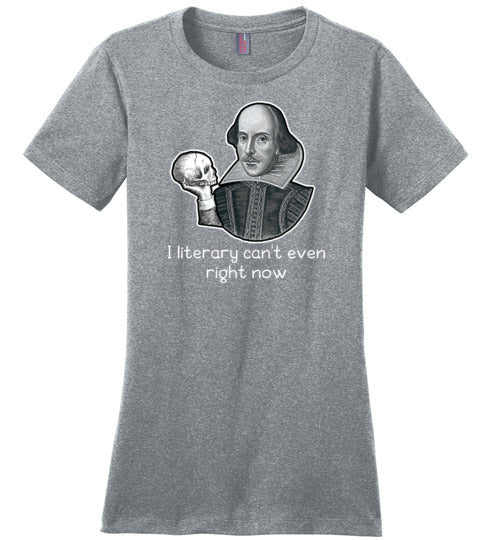 Shakespeare Literary Cant Even Right Now Canvas