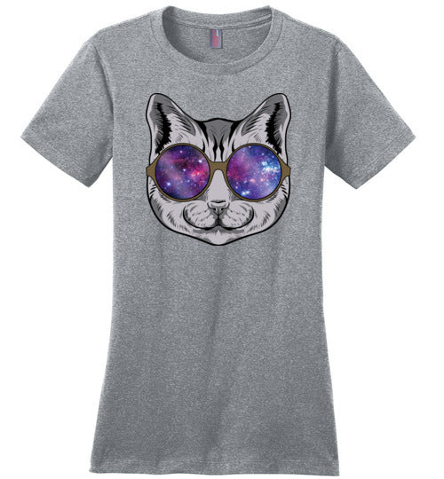 Space Cat Glasses Canvas