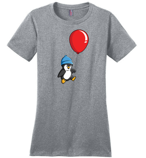 Penguin Can Fly Balloon Canvas