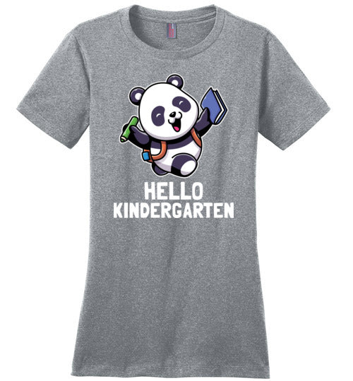 Panda Hello Kindergarten Canvas
