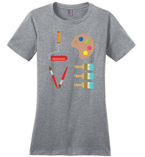 Love Art Tools Canvas