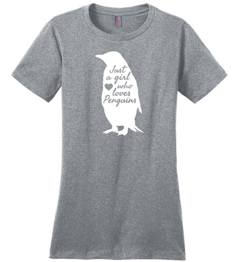 Just A Girl Who Loves Penguins Canvas