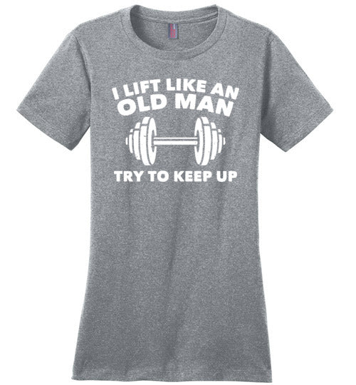 Lift Like An Old Man Keep Up Canvas