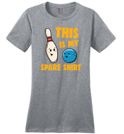 Bowling This Is My Spare Shirt Canvas