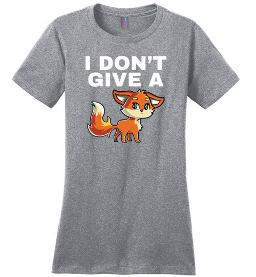 I Dont Give A Fox Canvas