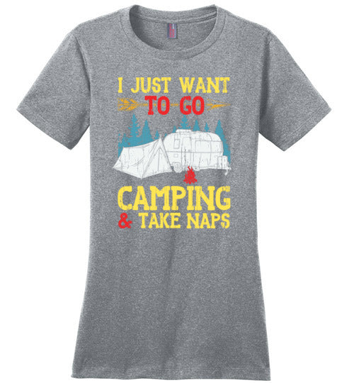 Camping and Naps Canvas