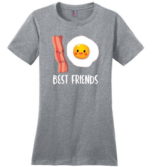 Bacon And Eggs Best Friends Canvas