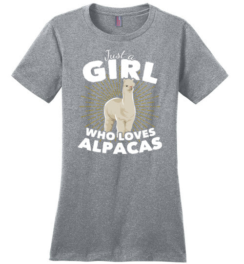 Just A Girl Who Loves Alpacas Canvas