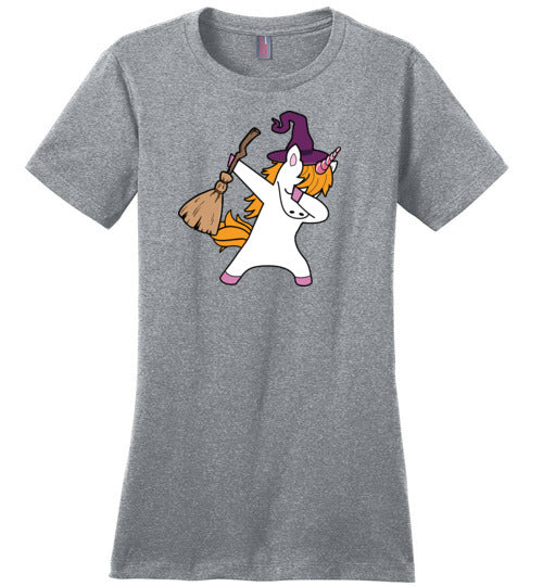 Halloween Witch Unicorn Canvas