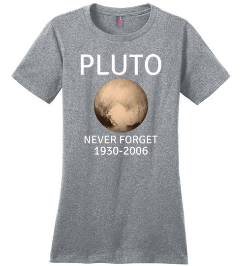 Pluto Never Forget Canvas
