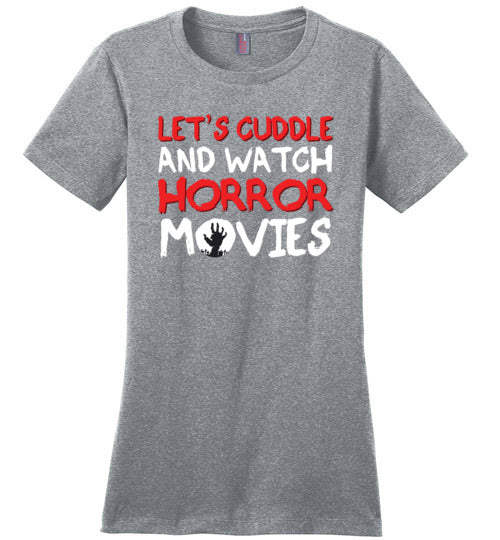 Cuddle and Watch Horror Movies Canvas