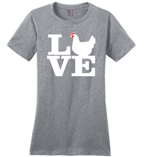 Love Chickens Canvas