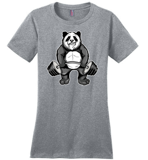 Strong Panda Weightlifting Gym Canvas