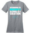 Alcohol Is A Solution Canvas