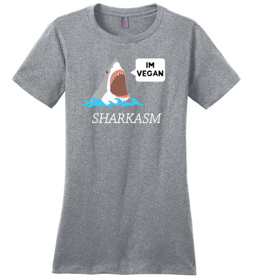 Sharkasm Vegan Canvas