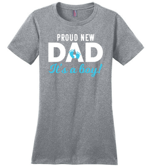Proud New Dad Boy Canvas