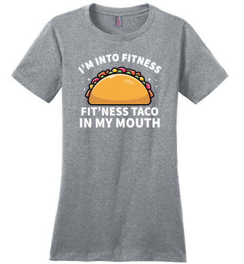 Fitness Taco In My Mouth Canvas