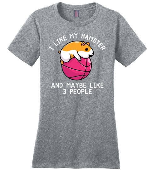 Like My Hamster Maybe 3 People Canvas