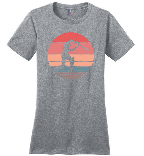 Cricket Retro Sunset Canvas