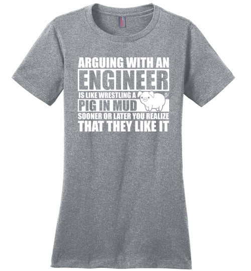 Arguing With An Engineer Pig In Mud Canvas