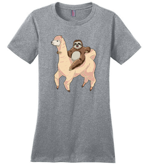 Sloth Riding A Llama