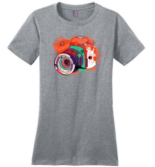 Watercolor Photographer Camera Canvas