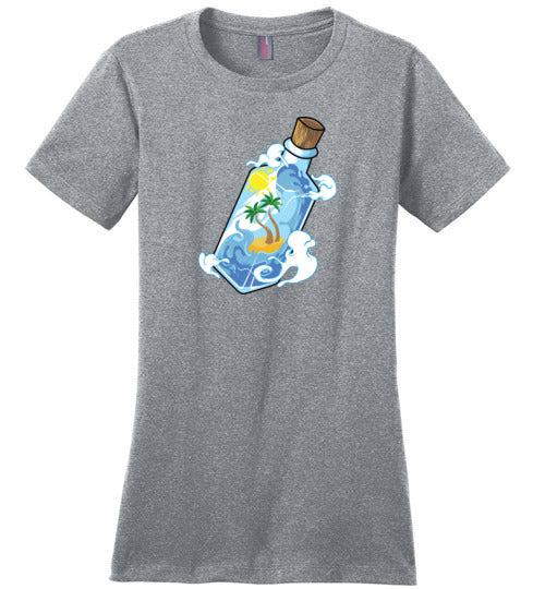 Tropical Paradise In A Bottle Canvas