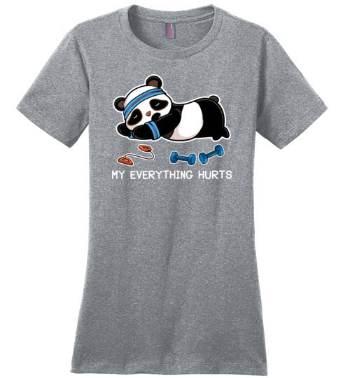 Panda My Everything Hurts Canvas