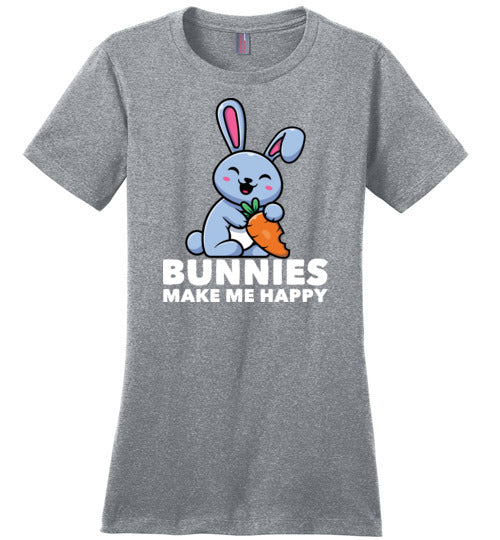 Bunnies Make Me Happy Canvas