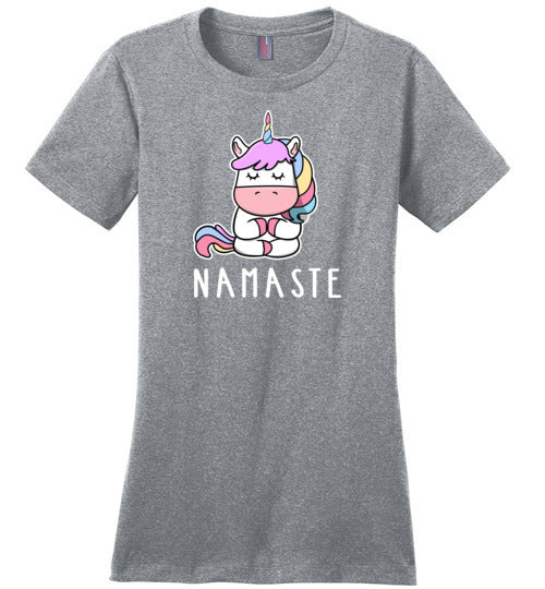 Yoga Unicorn Namaste Canvas