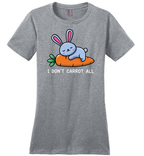 Bunny I Don't Carrot All Canvas