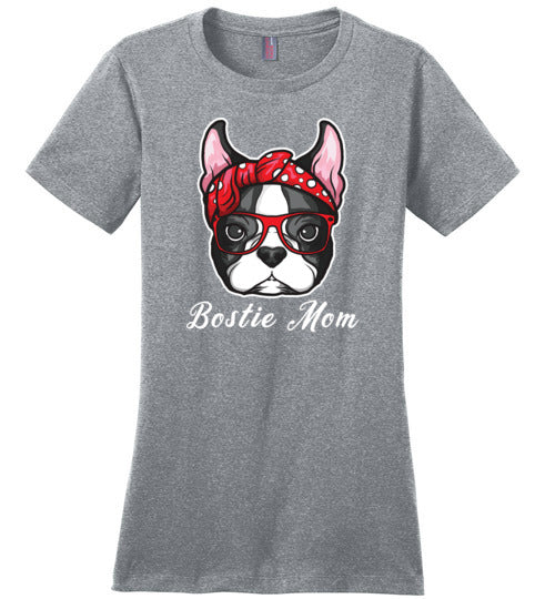 Boston Terrier Bostie Mom Canvas