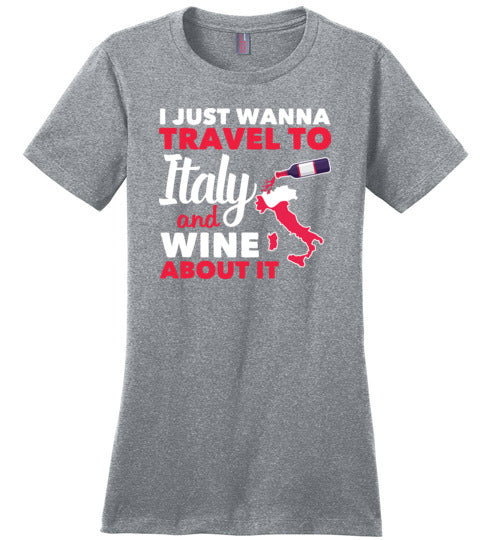 Italy Wine Travel Canvas