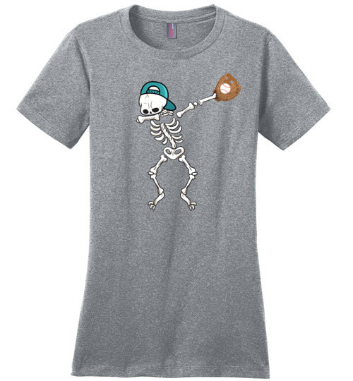 Baseball Dabbing Skeleton Canvas