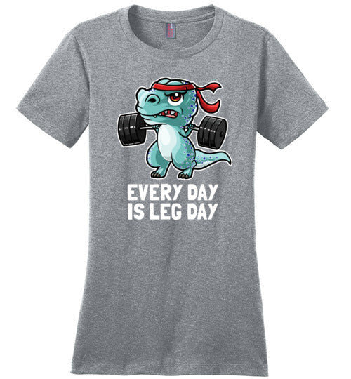 T-Rex Workout Every Day Is Leg Day Canvas