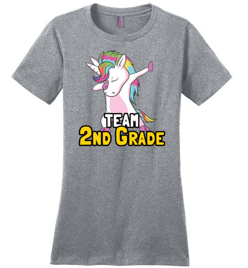 Unicorn Team Second Grade Canvas