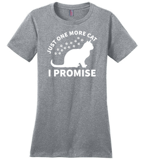 Just One More Cat I Promise Canvas