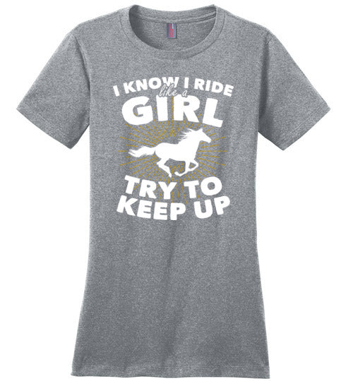 Horse Ride Like A Girl Canvas