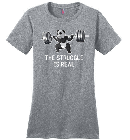 Panda Gym Struggle Is Real Canvas