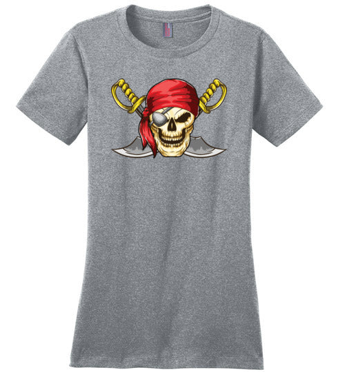 Pirate Skull Crossed Swords Canvas