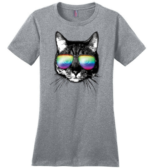 Cat Sunglasses LGBT Canvas