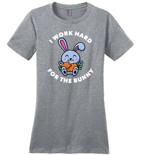 Work Hard For The Bunny Canvas