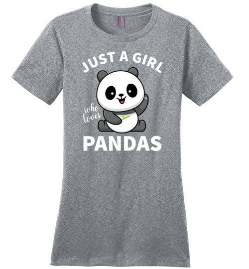 Just a Girl Who Loves Pandas Canvas